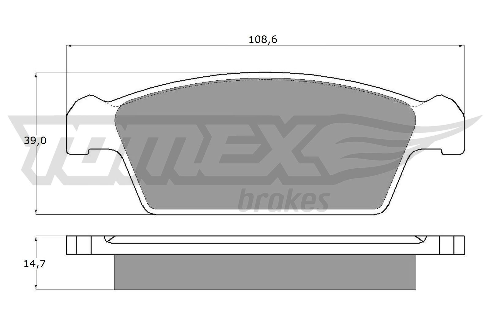 TOMEX Brakes TX 10-75 Sada...